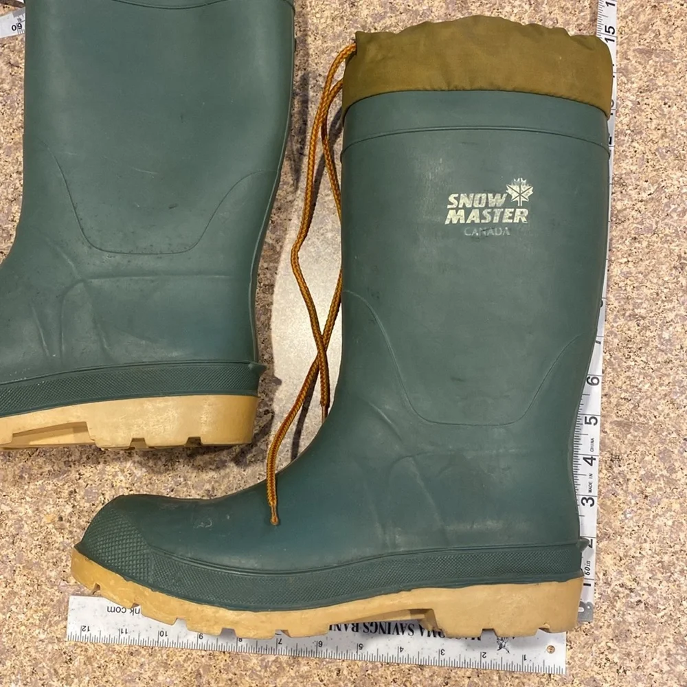 Snow Master Canada Boots WITH FLAWS and NO LINING Men’s 7